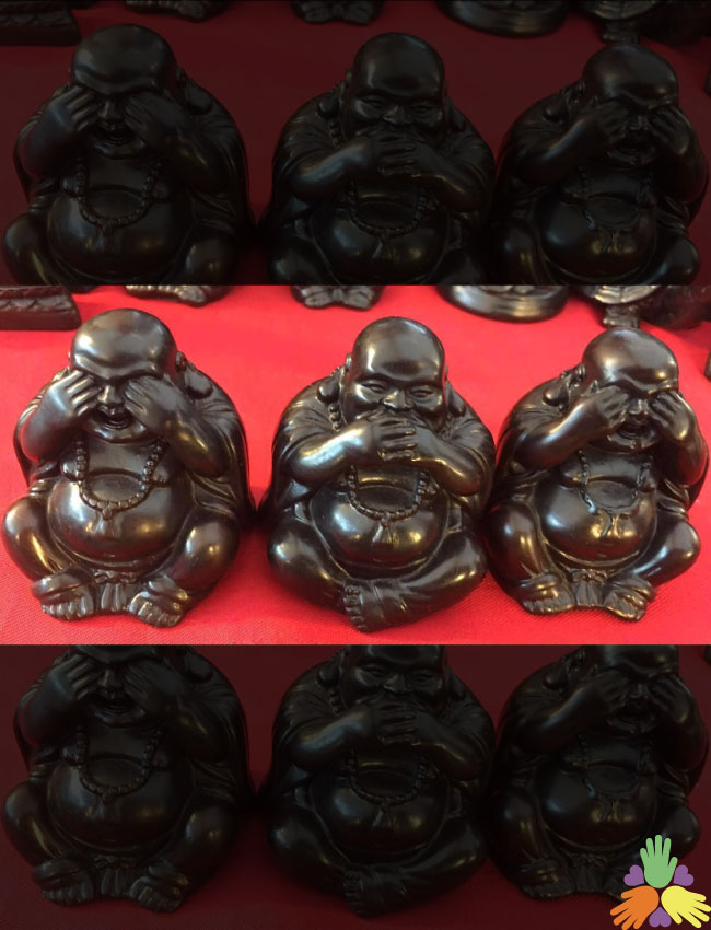 3 Chinese Buddha set