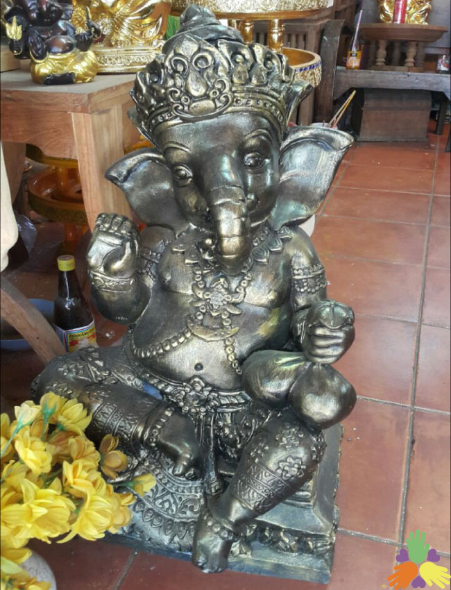 Ganesha Rasin in Green