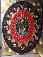 1x1 Meter Ganesh with 12 Zodiac Signs